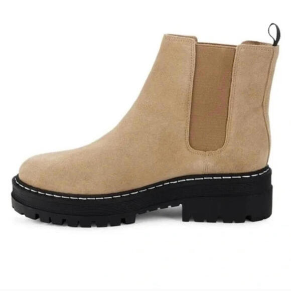 Marc Fisher Ltd PIRRO CHELSEA Light Natural Suede  Sz 10 M  NWOB - Picture 3 of 4